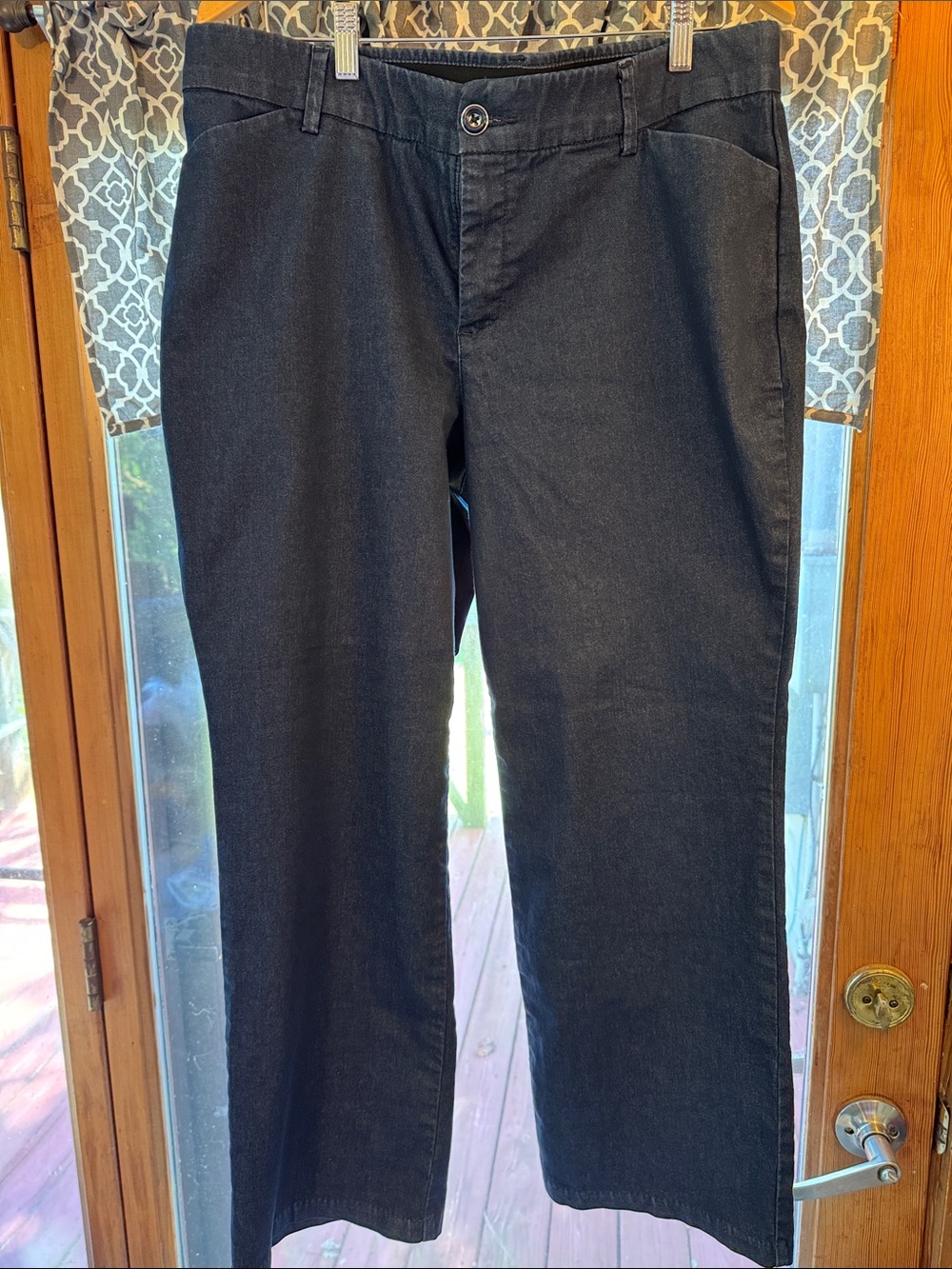 Women’s indigo blue trouser mid riseStraight-Leg Pants Lee + 16w petite